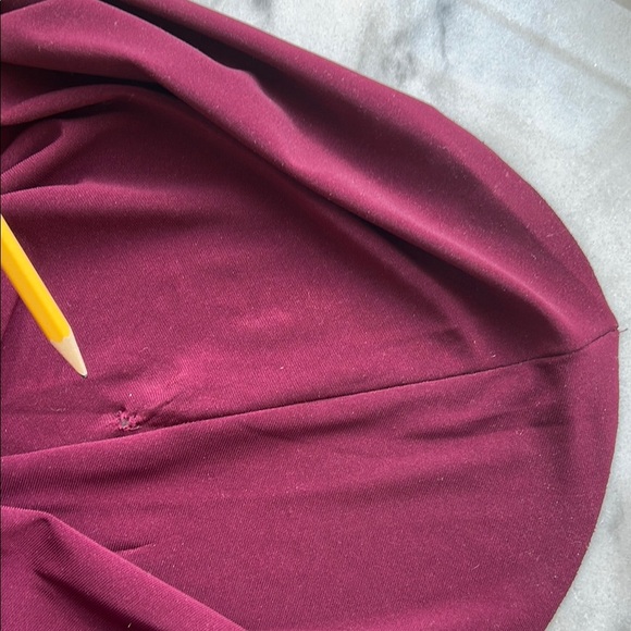 Norma Kamali Burgundy Mermaid Fishtail Gown - Picture 6 of 6